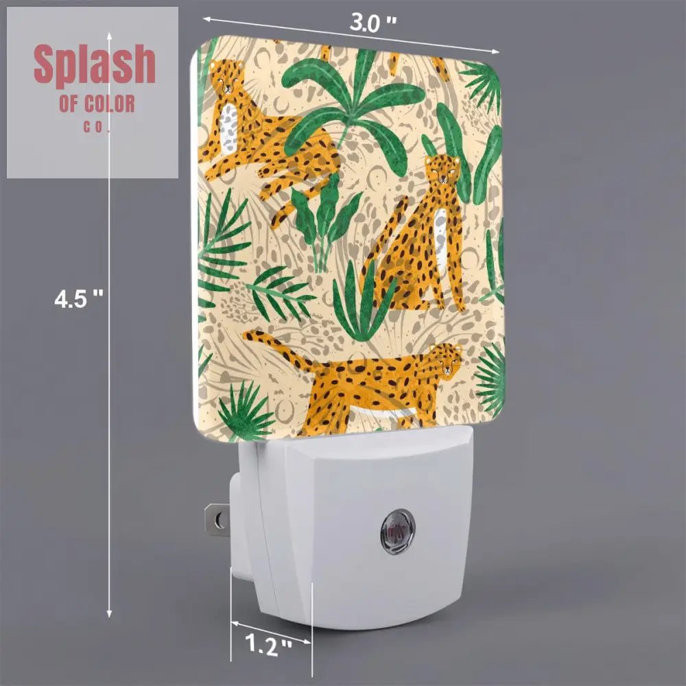 The Tigeress Jungle Love LED Night Light Set of 2 - Splash of Color co.