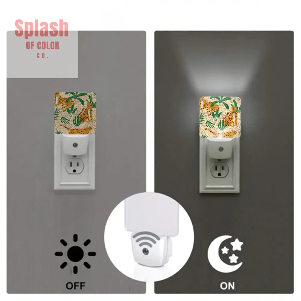 The Tigeress Jungle Love LED Night Light Set of 2 - Splash of Color co.