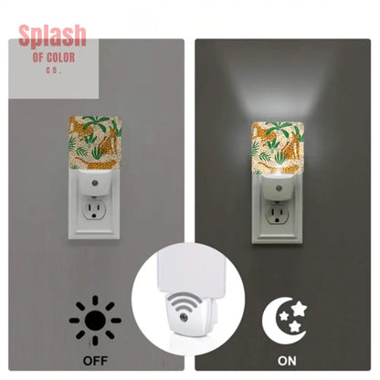 The Tigeress Jungle Love LED Night Light Set of 2 - Splash of Color co.