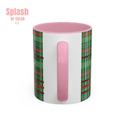 Mahjong Christmas Festive Mug Vintage Santa And Whimsical Mahj Tree - Splash of Color co.