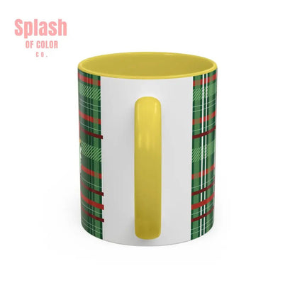 Mahjong Christmas Festive Mug Vintage Santa And Whimsical Mahj Tree - Splash of Color co.