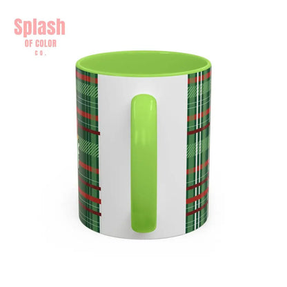 Mahjong Christmas Festive Mug Vintage Santa And Whimsical Mahj Tree - Splash of Color co.