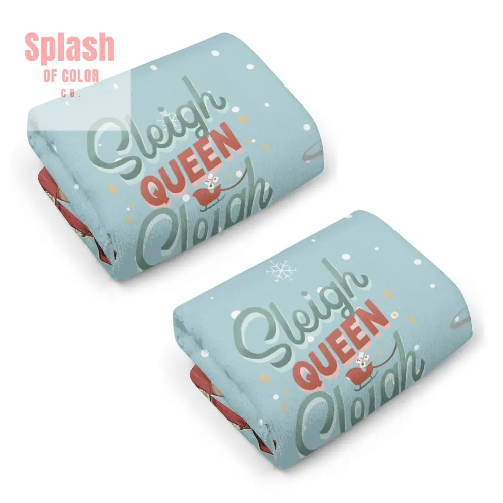 Mahjong Christmas Kitchen Bath Tea Towels Funny Sleigh Queen Vintage Nostalgia Mahj Gift