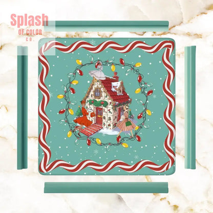 Mahjong Christmas Mat Whimsical Heritage Collection Vintage Mahj Ladies Daily Accessories