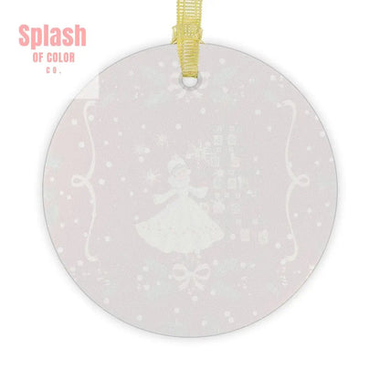 Mahjong Christmas Ornament, Festive Nostalgic Red Mahj Gift - Splash of Color co.