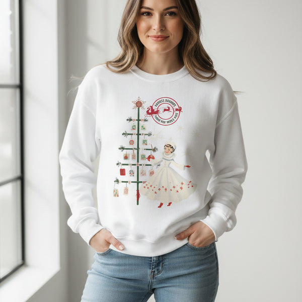 Mahjong Christmas Sweater, Cozy Holiday Crewneck, Festive Sweatshirt With Vintage Whimsy - Splash of Color co.