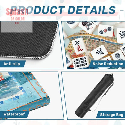 Mahjong Cruise, Ready To Set Sail Mahjong Mat - Splash of Color co.