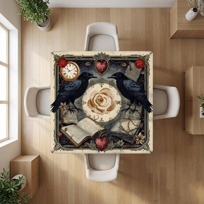 Edgar Allen Poe Raven American Mahjong Tiles With Carry Case - Splash of Color Co.