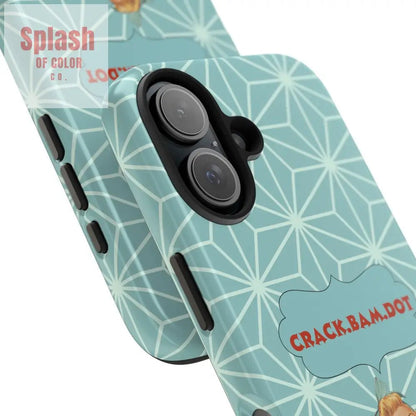 Mahjong Funny Phone Case, Crack Bam Dot Vintage Style, Funny Gift for Friends, Durable Protection, Perfect for Any Occasion - Splash of Color co.