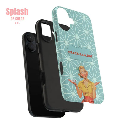 Mahjong Funny Phone Case Crack Bam Dot Vintage Style Funny Gift for Friends Durable Protection Perfect for Any Occasion