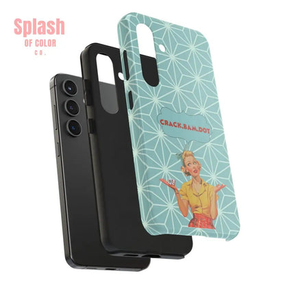 Mahjong Funny Phone Case Crack Bam Dot Vintage Style Funny Gift for Friends Durable Protection Perfect for Any Occasion