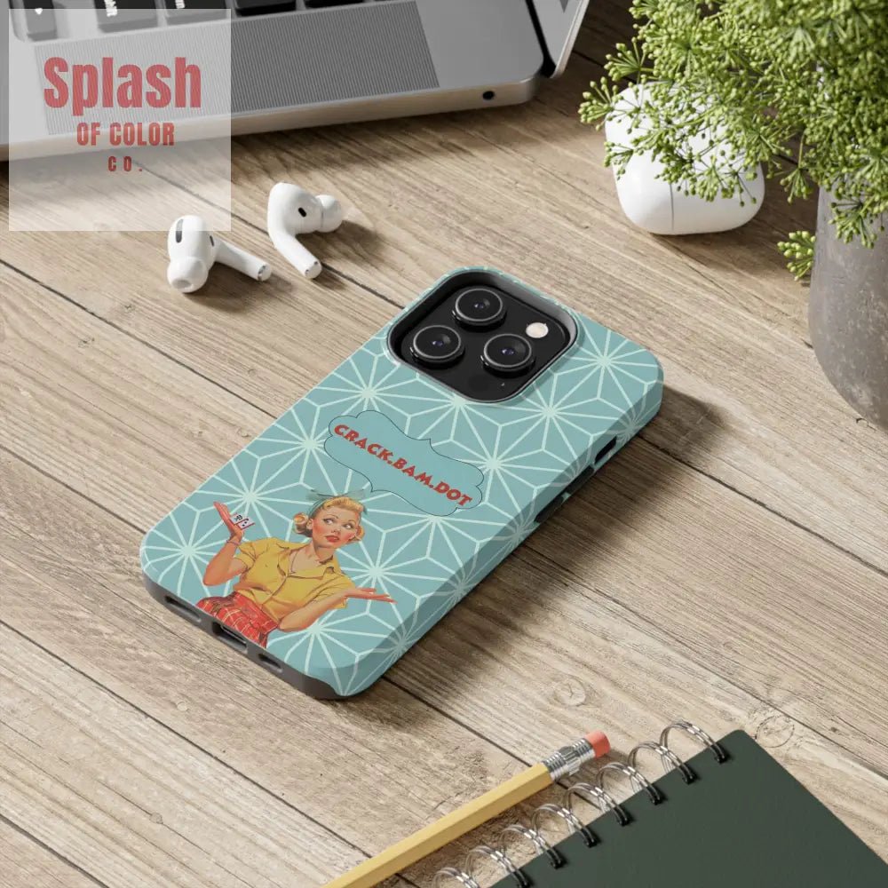 Mahjong Funny Phone Case Crack Bam Dot Vintage Style Funny Gift for Friends Durable Protection Perfect for Any Occasion