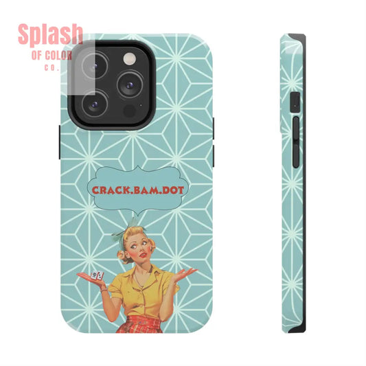 Mahjong Funny Phone Case Crack Bam Dot Vintage Style Funny Gift for Friends Durable Protection Perfect for Any Occasion