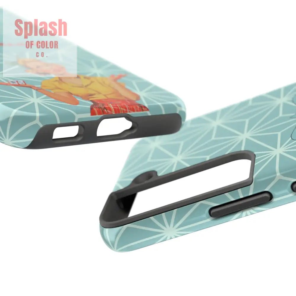 Mahjong Funny Phone Case, Crack Bam Dot Vintage Style, Funny Gift for Friends, Durable Protection, Perfect for Any Occasion - Splash of Color co.