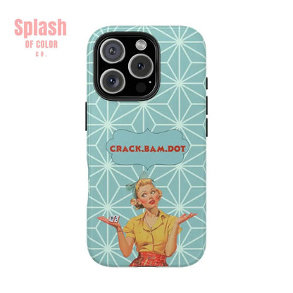 Mahjong Funny Phone Case Crack Bam Dot Vintage Style Funny Gift for Friends Durable Protection Perfect for Any Occasion