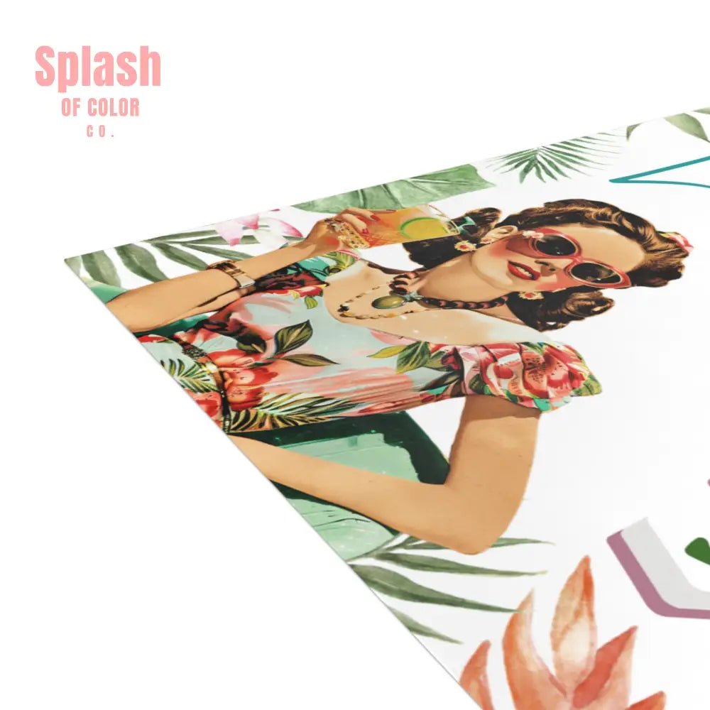 Mahjong Game Night, Mahj Party Invitation Postcards - Splash of Color co.