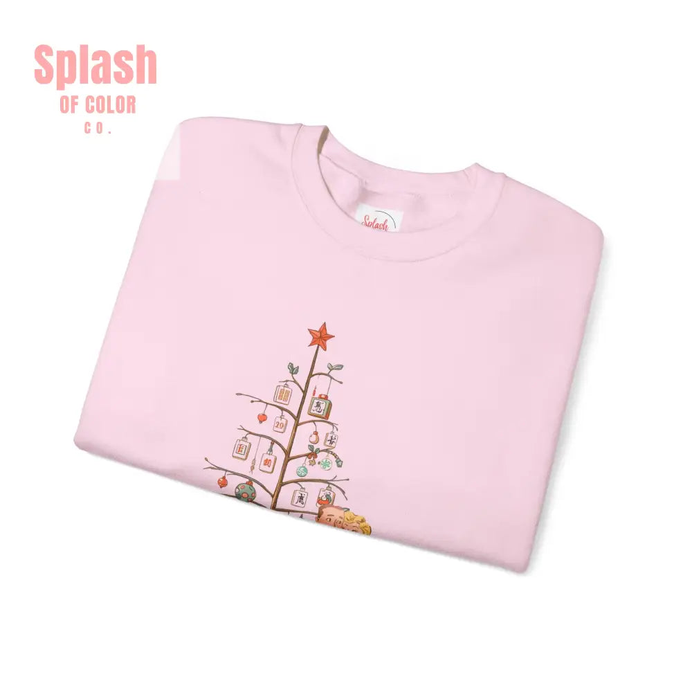 Mahjong Lover Christmas Cozy Holiday Sweatshirt for Family Gatherings And Festive Mahjong Game Nights - Sweatshirt