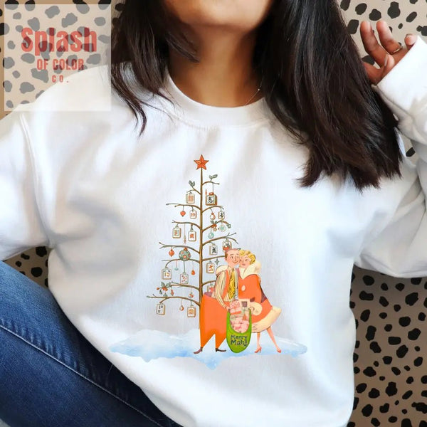 Mahjong Lover Christmas Cozy Holiday Sweatshirt for Family Gatherings And Festive Mahjong Game Nights - Splash of Color co.