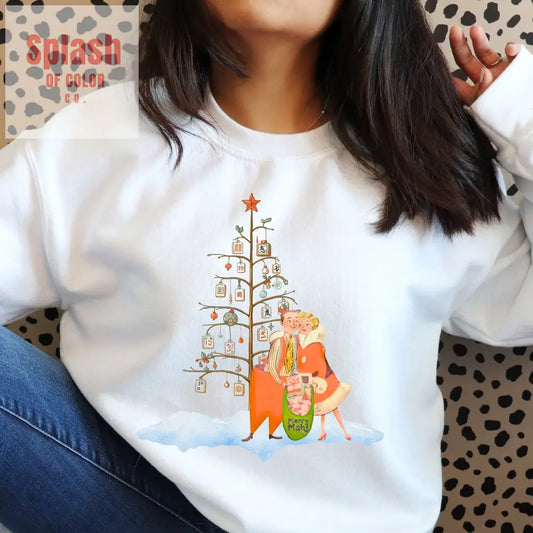 Mahjong Lover Christmas Cozy Holiday Sweatshirt for Family Gatherings And Festive Mahjong Game Nights - Sweatshirt