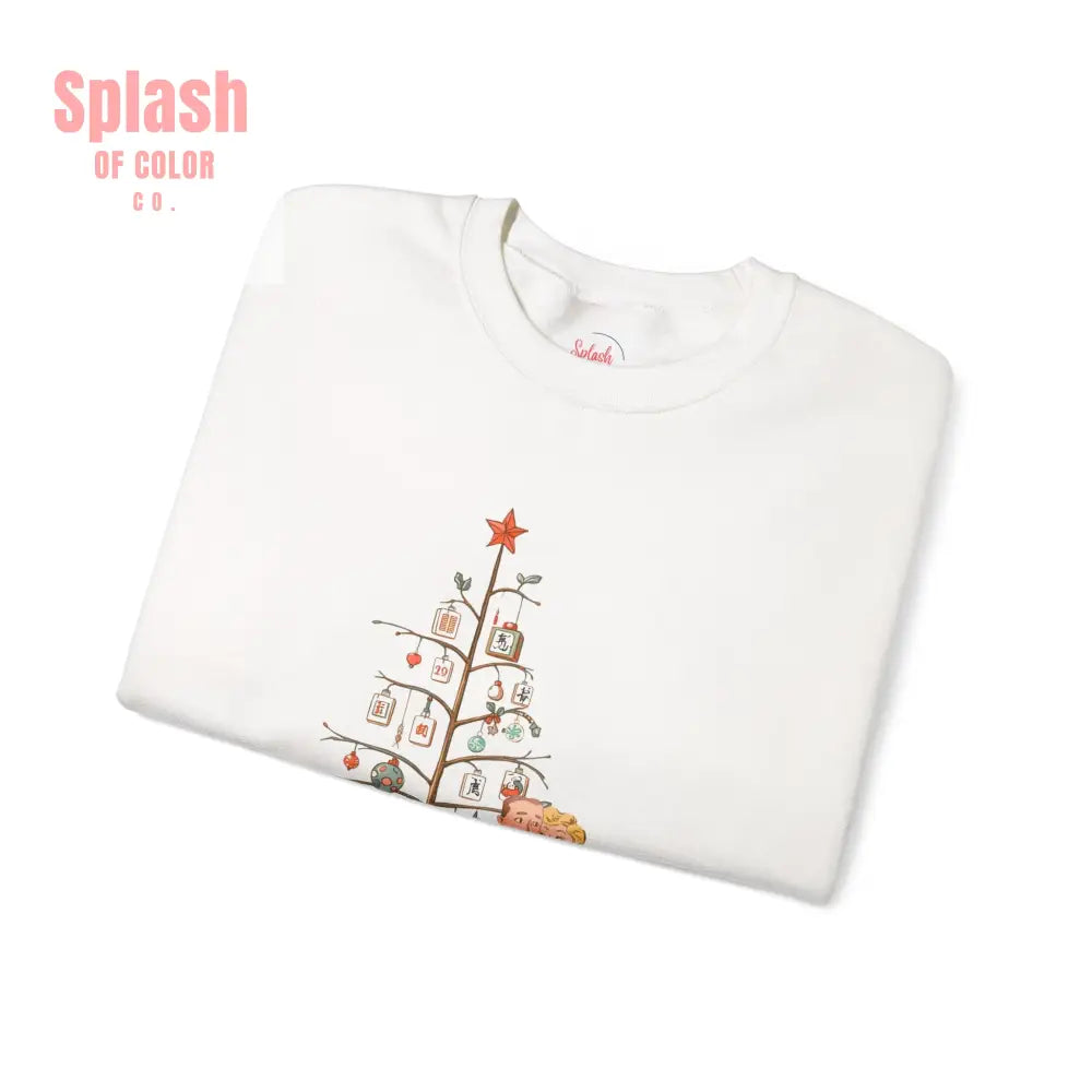 Mahjong Lover Christmas Cozy Holiday Sweatshirt for Family Gatherings And Festive Mahjong Game Nights - Sweatshirt