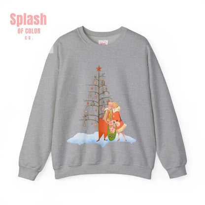 Mahjong Lover Christmas Cozy Holiday Sweatshirt for Family Gatherings And Festive Mahjong Game Nights - Splash of Color co.