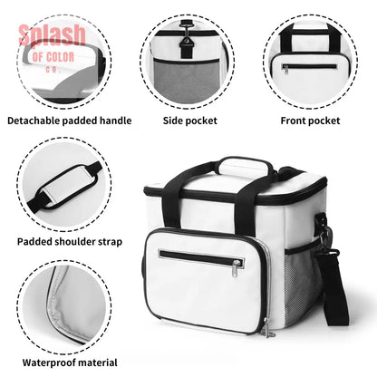 Mahjong Lover Cooler Bag Gift Crack Bam Dot Modern Picnic Game Night Bag