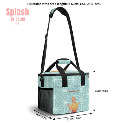 Mahjong Lover Cooler Bag Gift Crack Bam Dot Modern Picnic Game Night Bag