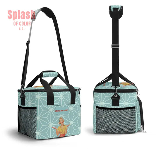 Mahjong Lover Cooler Bag Gift Crack Bam Dot Modern Picnic Game Night Bag