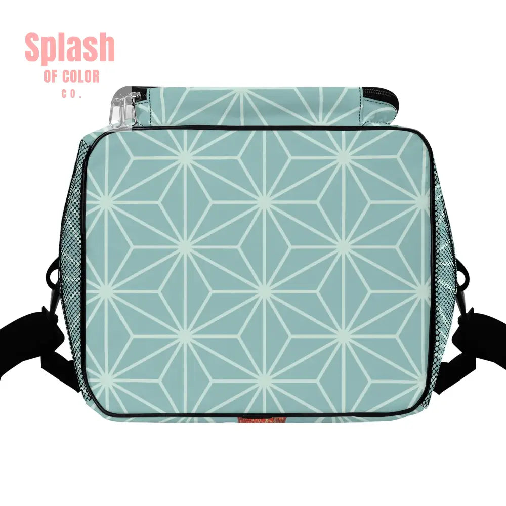 Mahjong Lover Cooler Bag Gift Crack Bam Dot Modern Picnic Game Night Bag