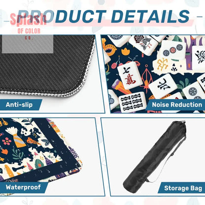Mahjong Mat 31.5’’x31.5’’ (Ship Folded) - Daily Accessories