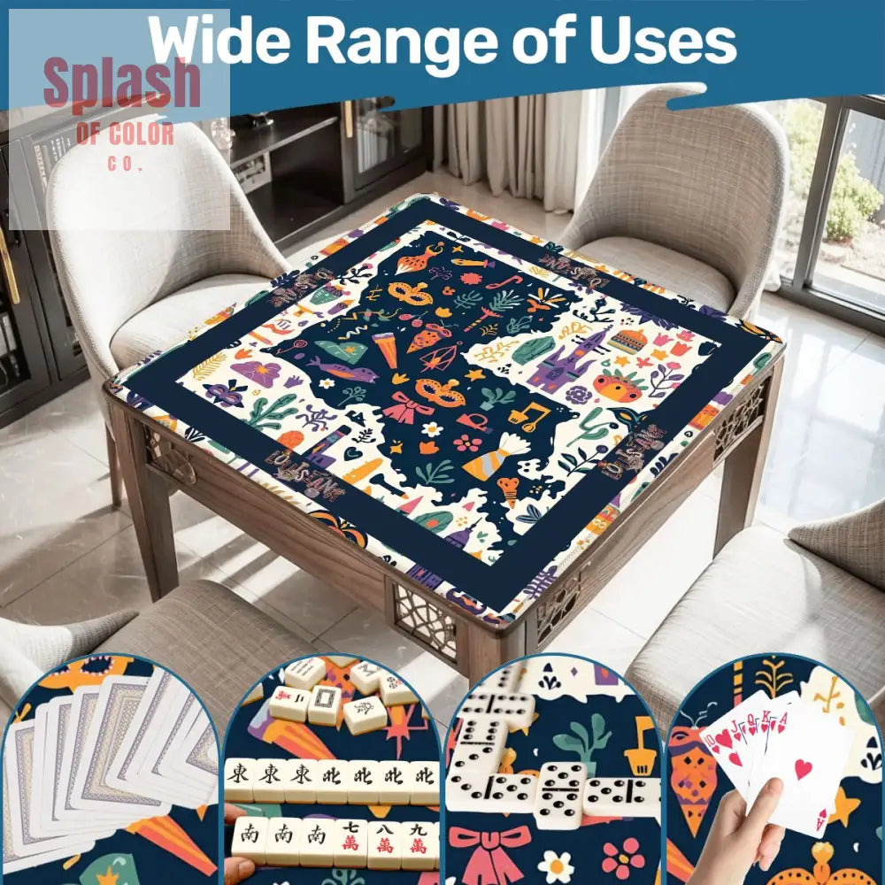Mahjong Mat 31.5’’x31.5’’ (Ship Folded) - Daily Accessories
