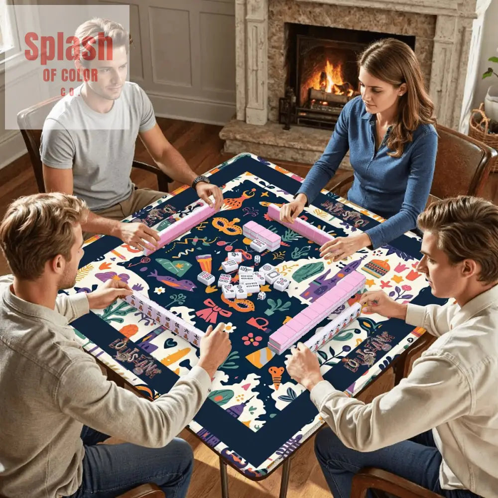 Mahjong Mat 31.5’’x31.5’’ (Ship Folded) - Daily Accessories
