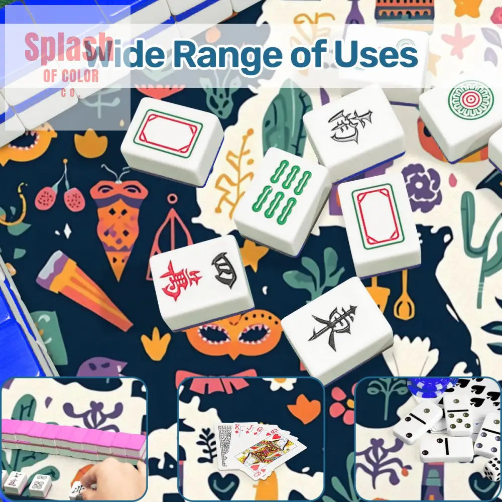 Mahjong Mat 31.5’’x31.5’’ (Ship Folded) - Daily Accessories