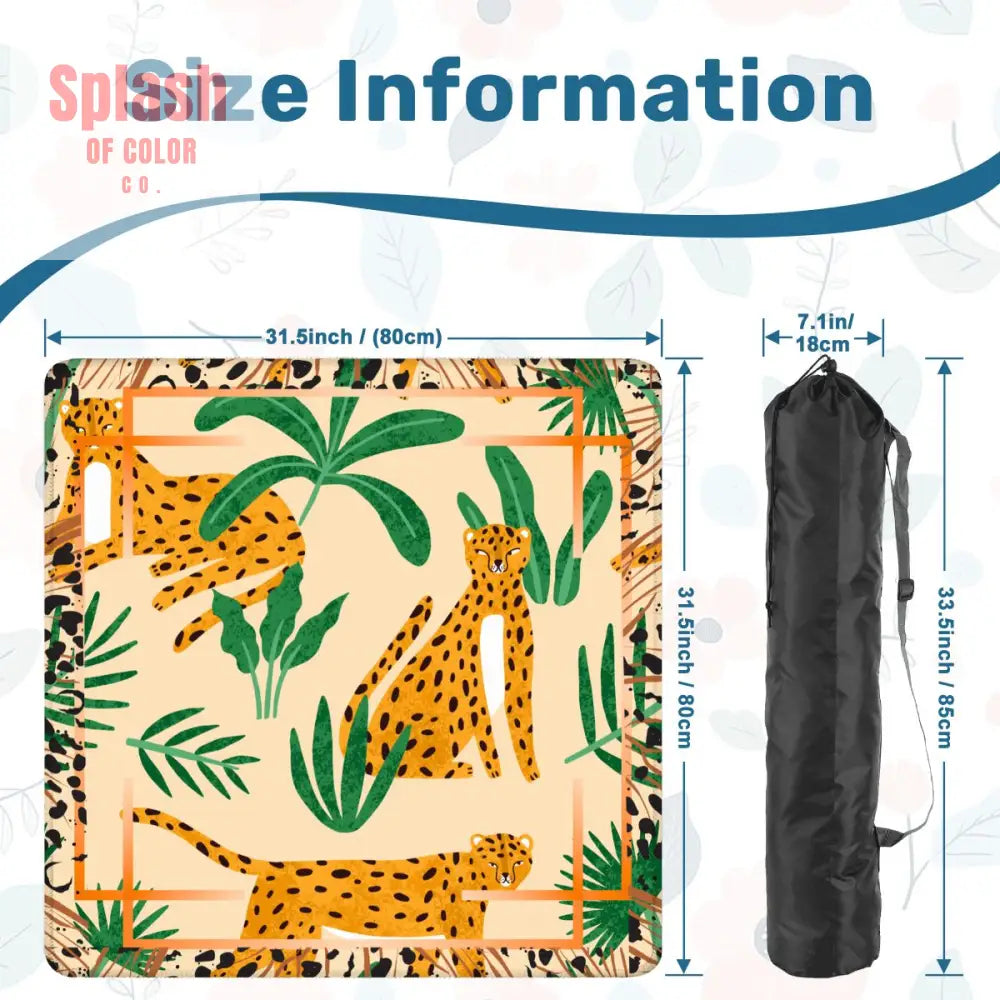 Mahjong Mat 31.5’’x31.5’’ (Ship Folded) - Daily Accessories