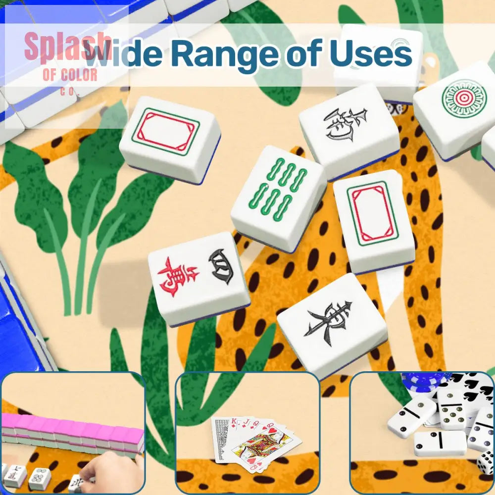 Mahjong Mat 31.5’’x31.5’’ (Ship Folded) - Daily Accessories