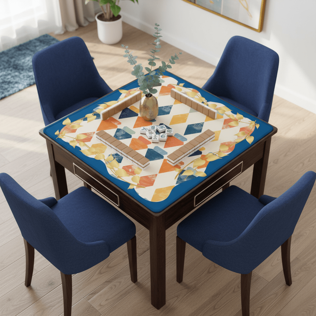 MODERN MAZAL Jewish Mahjong Mat - Splash of Color Co.