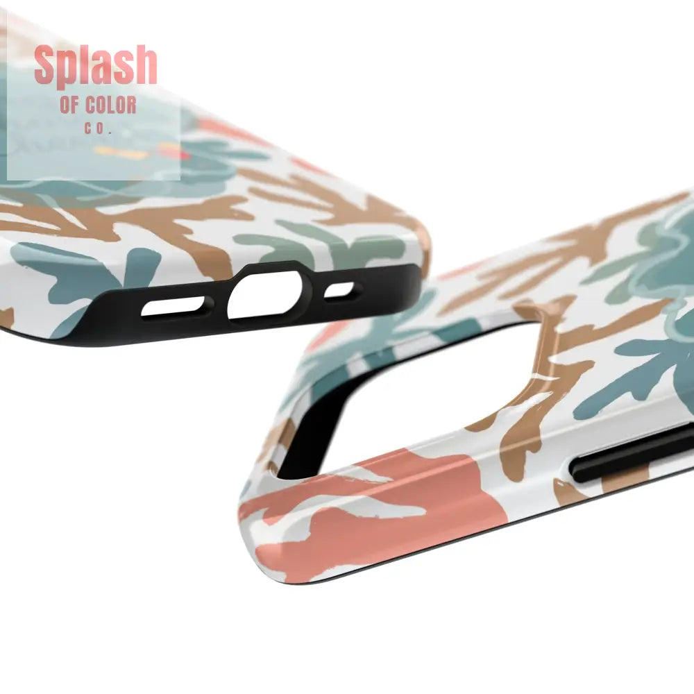 Mahjong Phone Case Coral Cheerful Design Pung Chow Cheers Mahj Gift - Phone Case