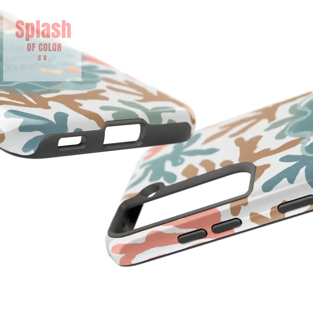Mahjong Phone Case Coral Cheerful Design Pung Chow Cheers Mahj Gift - Phone Case