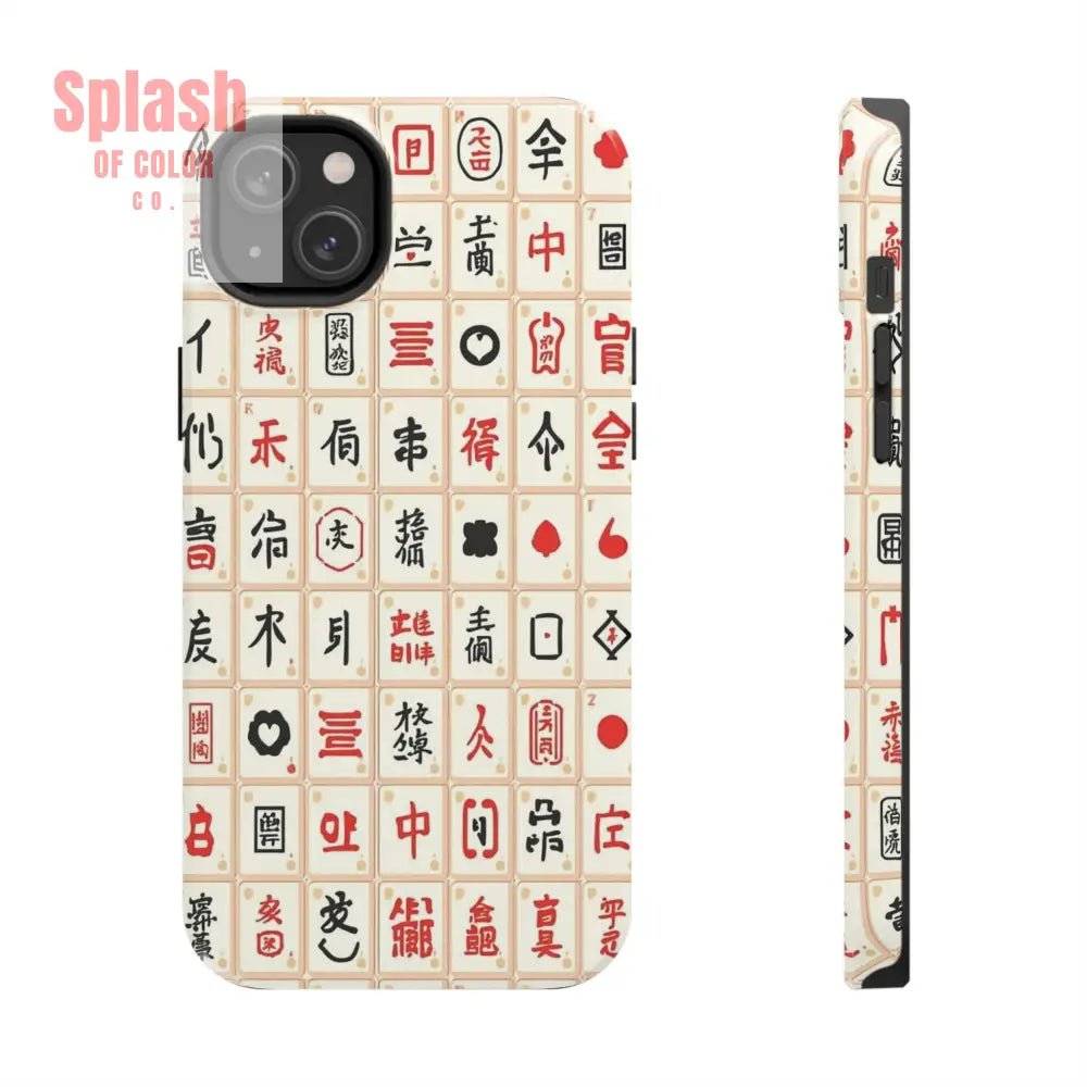 Mahjong Phone Case Durable Protection, Unique Gifts for Mahj Lovers - Splash of Color co.