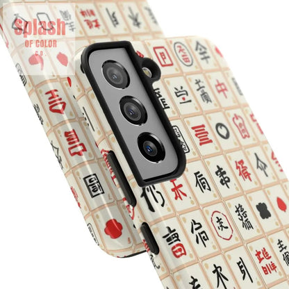 Mahjong Phone Case Durable Protection, Unique Gifts for Mahj Lovers - Splash of Color co.