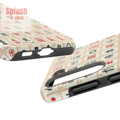 Mahjong Phone Case Durable Protection, Unique Gifts for Mahj Lovers - Splash of Color co.