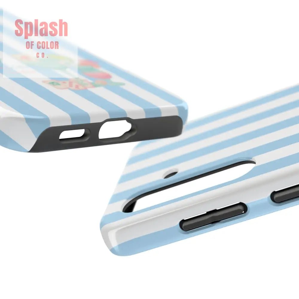 Mahjong Phone Case Funny It’s Kong O’ Clock Somewhere Blue White Preppy Style Phone Case