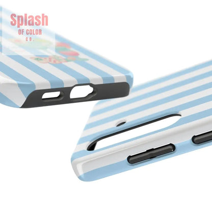 Mahjong Phone Case Funny It’s Kong O’ Clock Somewhere Blue White Preppy Style Phone Case