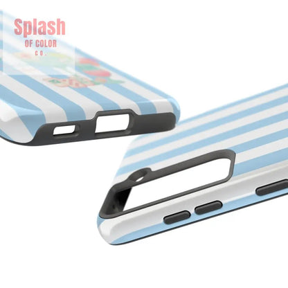 Mahjong Phone Case Funny It’s Kong O’ Clock Somewhere Blue White Preppy Style Phone Case