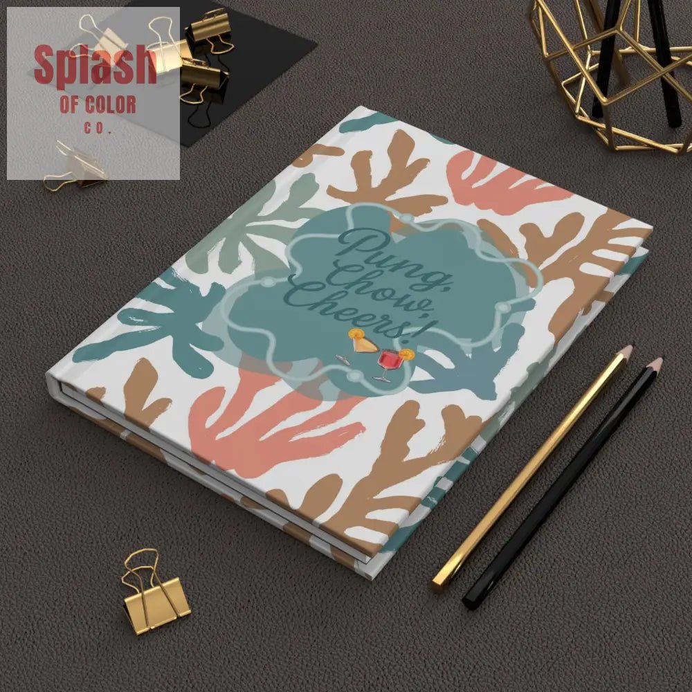 Mahjong Pung Chow Cheers Tropical Coral Reef Cute Notebook Journal Paper products