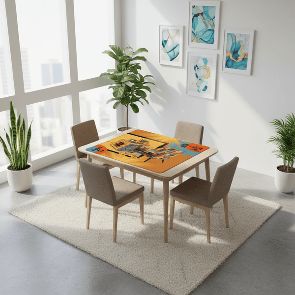 Mahjong Mat Sierra Sun Glow Up Cozy Mahj Game Mat - Splash of Color Co.