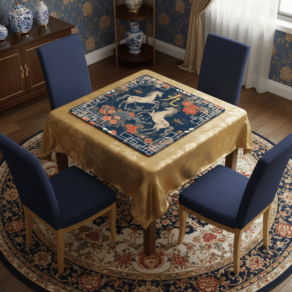 Year of the Fire Horse 2026 Limited Edition Mahjong Mat - Splash of Color Co.