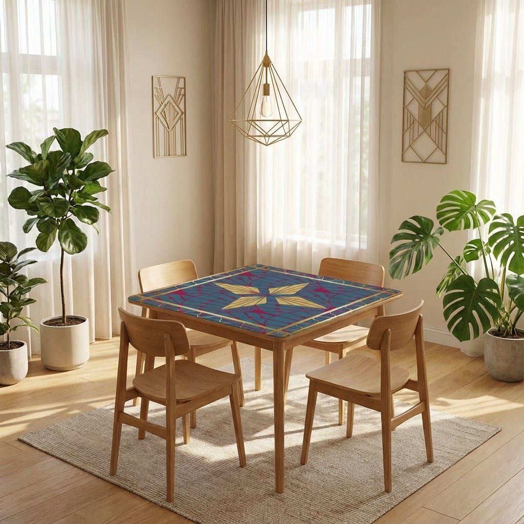 Art Deco Mahjong Mat, Speakeasy Golden Glitz & Berry Blitz - Splash of Color Co.