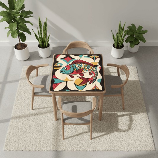 Lucky Fin Modern Mahjong Mat - Splash of Color Co.