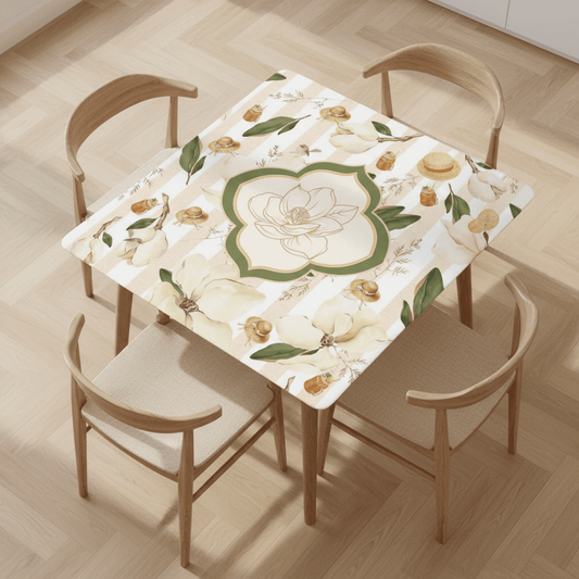 Southern Magnolias And Sweet Tea Charleston South Carolina Mahjong Mat - Splash of Color Co.